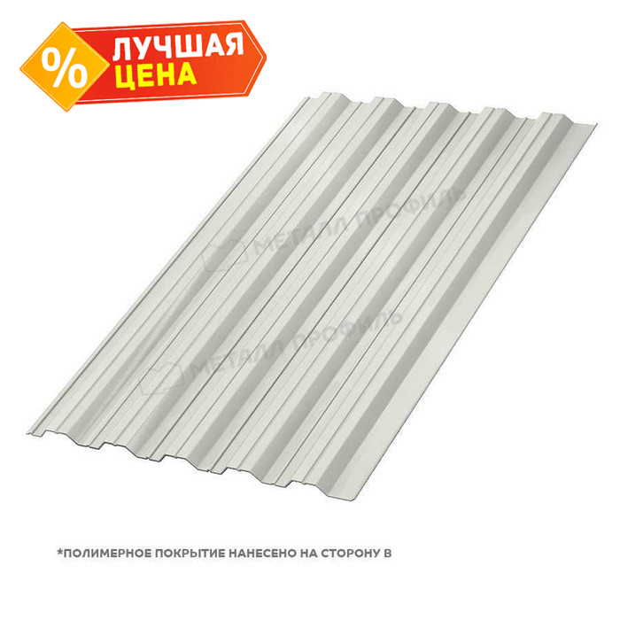 Профлист Металл Профиль НС-35 0,45 Полиэстер RAL 9002 Серо-белый