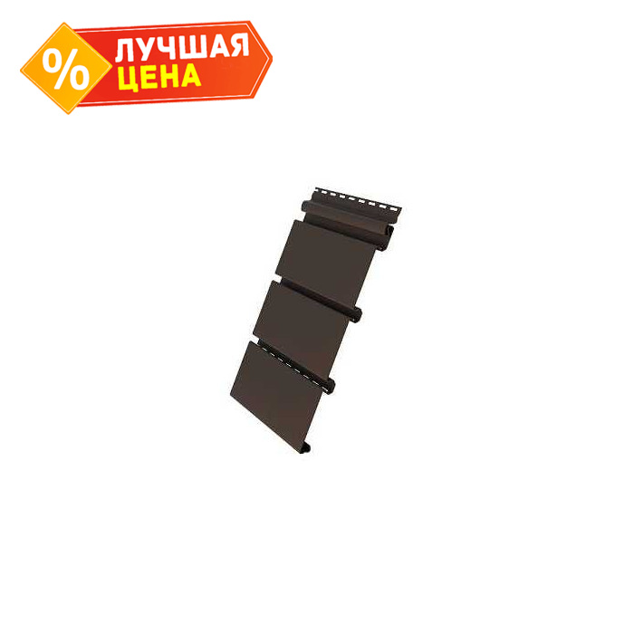 Premium софит Estetic 3,00 двухслойный со скрытой перфорацией Grand Line коричневый