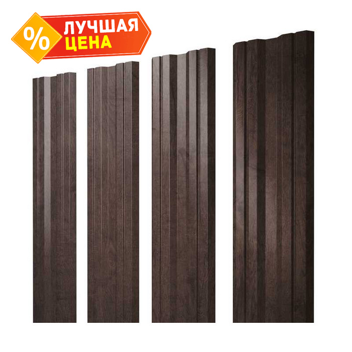 Штакетник Twin 0,45 Print Elite Antique Wood