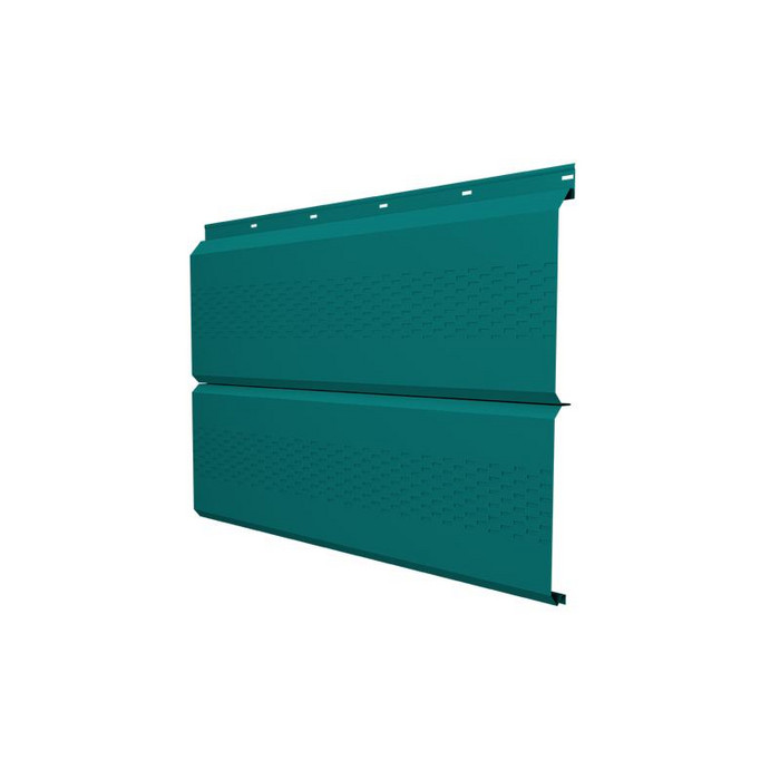 Софит ЭкоБрус с перфорацией 0,345 Grand Line 0,45 PE с пленкой RAL5021 водная синь